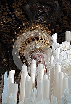 Maria Pasos in church of Cadiz in Andalusia, Spain photo