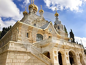 Maria Magdalena`s Orthodox Church in Jerusalem
