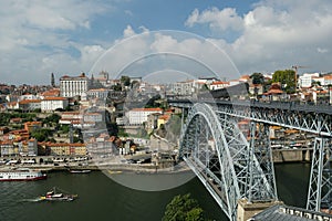 Maria Pia Bridge in Porto