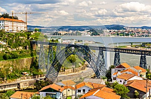 Maria Pia Bridge in Porto photo