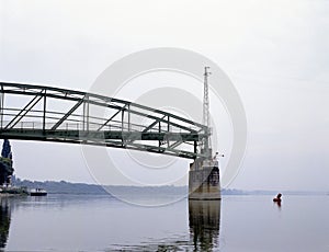 Maria Valeria Bridge on the Danube in Sturovo and Esztergom