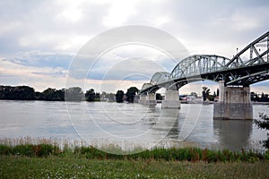 The Maria Valeria bridge photographing the Hungarian side photo