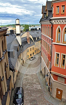 On Mariaberget at SÃ¶dermalm in Stockholm