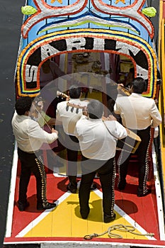 Mariachis in Xochimilco