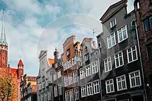 Mariacka street in Gdansk, Poland photo