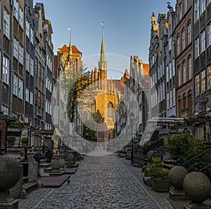 Mariacka Street, Amber Street in Gdansk photo