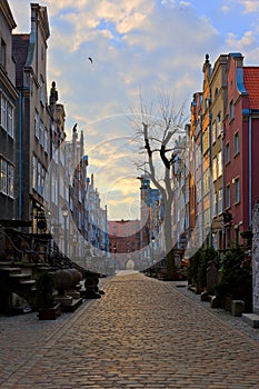 Mariacka Street in Gdansk photo