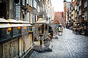 Mariacka street in Gdansk photo