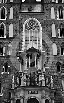 Mariacki Church in Cracow facade