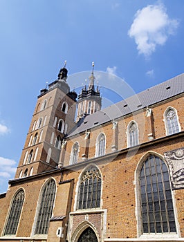 Mariacki Church in Cracow, Poland