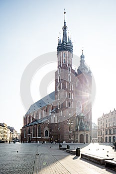 Mariacki church in Cracow photo