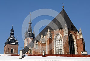 Mariacki church in krakow photo