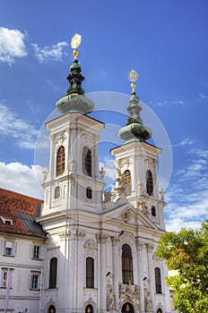 Mariahilfer church in Graz photo