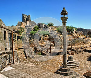 Marialva ruins and pillory in Meda