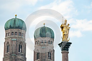 Marian Column, Marienplatz, Munich, Germany