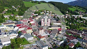 Mariazell in Styria, pilgrimage destination in Austria