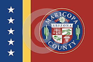 Maricopa County Flag, Arizona, USA