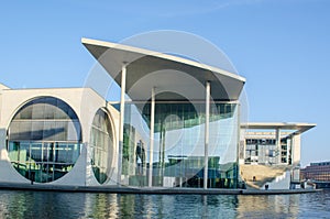 Marie-Elisabeth-Luders-Haus in berlin is interesting building situated just across the spree river from reichstag