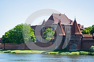 Marienburg castle in poland