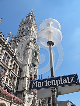 Marienplatz in Munich photo