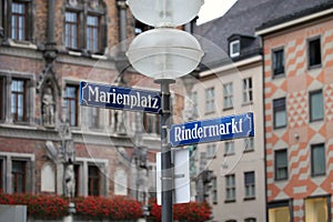 Marienplatz in Munich, German
