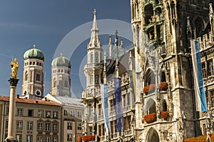 Marienplatz in Munich Germany