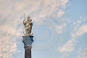 The MariensÃÂ¤ule column in Munich, Germany photo