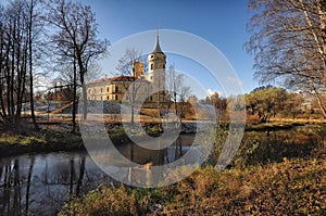 Marienthal, informally BIP, a two-storey castle with two towers