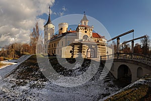 Marienthal, informally BIP, a two-storey castle with two towers photo