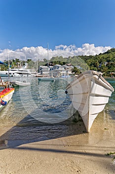 Marigot bay - Caribbean sea - Saint Lucia tropical island