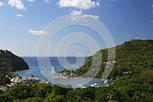 Marigot bay,st Lucia photo