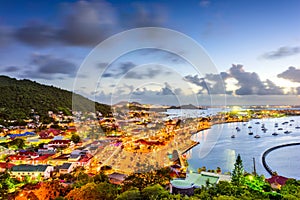 Marigot St. Martin Skyline