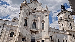 Mariinsky catholic church of medieval Carmelite monastery in Berdychiv, Ukraine