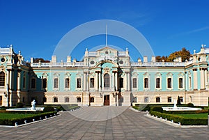 Mariinsky Palace in Kiev Ukraine. Reception house for official delegations.