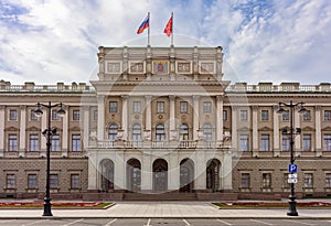 Mariinsky Palace Saint Petersburg Legislative Assembly on St. Isaac`s square in St. Petersburg, Russia