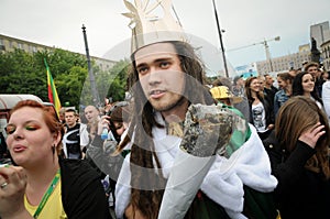 Marijuana protest