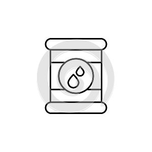 marijuana, raw oil icon. Simple thin line, outline  of Marijuana icons for UI and UX, website or mobile application