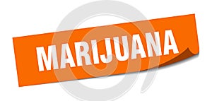 marijuana sticker.