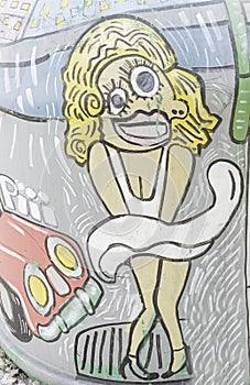 Marilyn monroe caricature