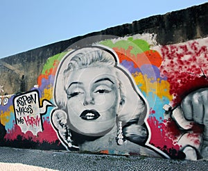 Marilyn Monroe Graffiti