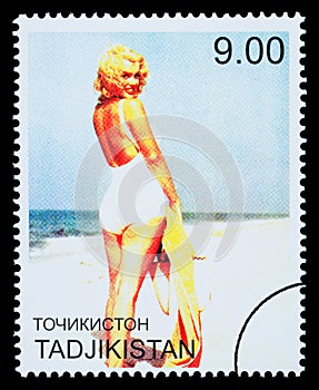 Marilyn Monroe Postage Stamp