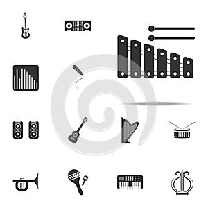 Marimba icon. Music Instruments icons universal set for web and mobile