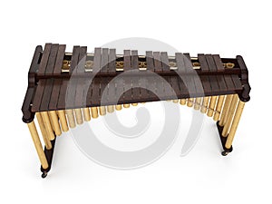 Marimba on white 3d rendering