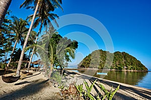 Marimegmeg beach El Nido Palawan Philippines