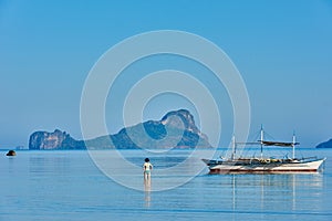 Marimegmeg beach El Nido Palawan Philippines