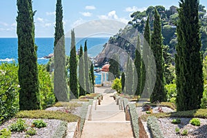 Marimurtra botanical garden, Blanes, Barcelona suburbs, Spain