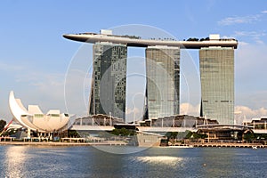 Marina Bay Sands hotel and ArtScience museum, Singapore