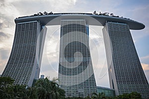 Marina Bay Sands, an integrated resort fronting Marina Bay in Singapore