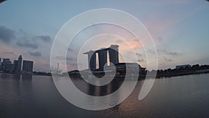 Marina Bay Sands and Singapore Flyer Timelapse