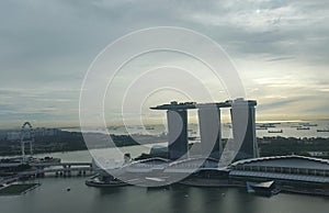 Marina Bay Sands & Singapore Flyers